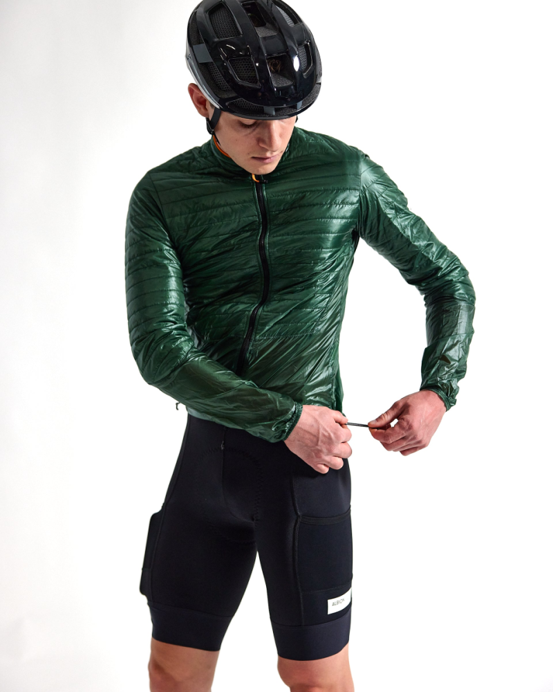 Albion Cycling Unisex Ultralight Insulated Jacket (Forest Green)