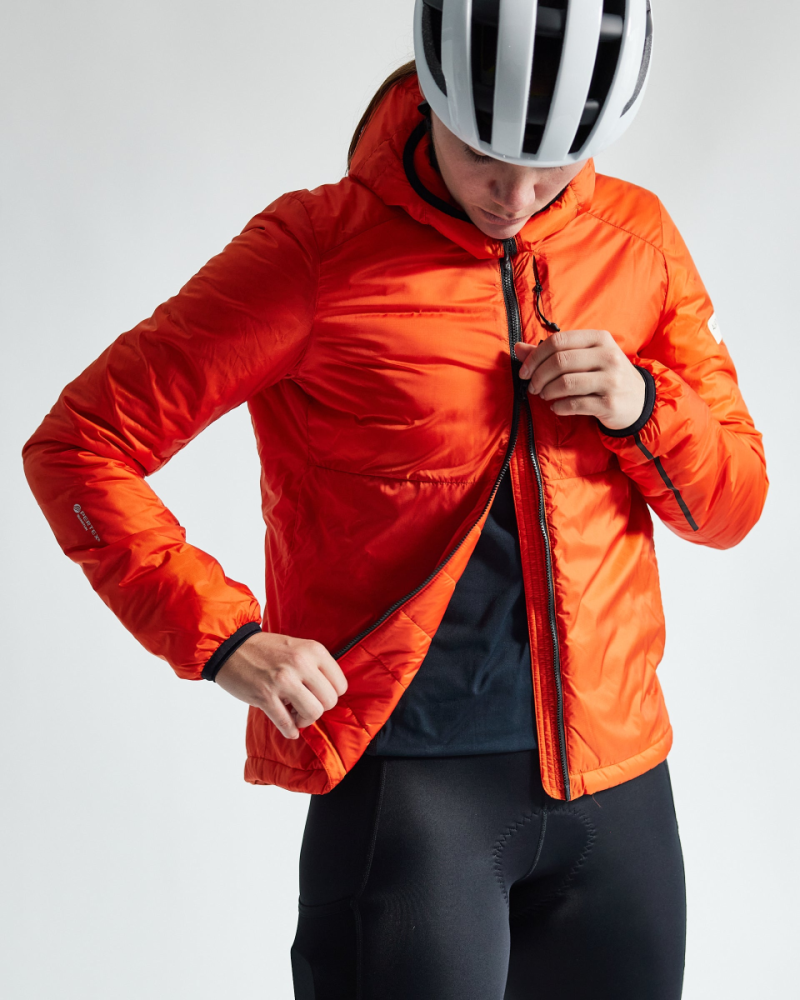 Albion Cycling Women's Zoa Insulated Jacket (Orange)
