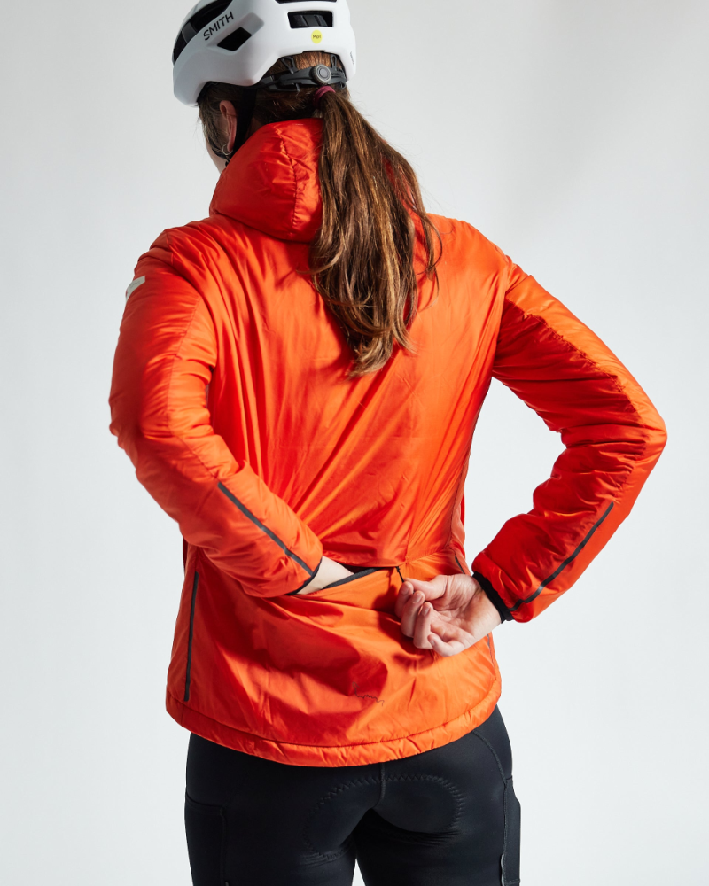 Albion Cycling Women's Zoa Insulated Jacket (Orange)