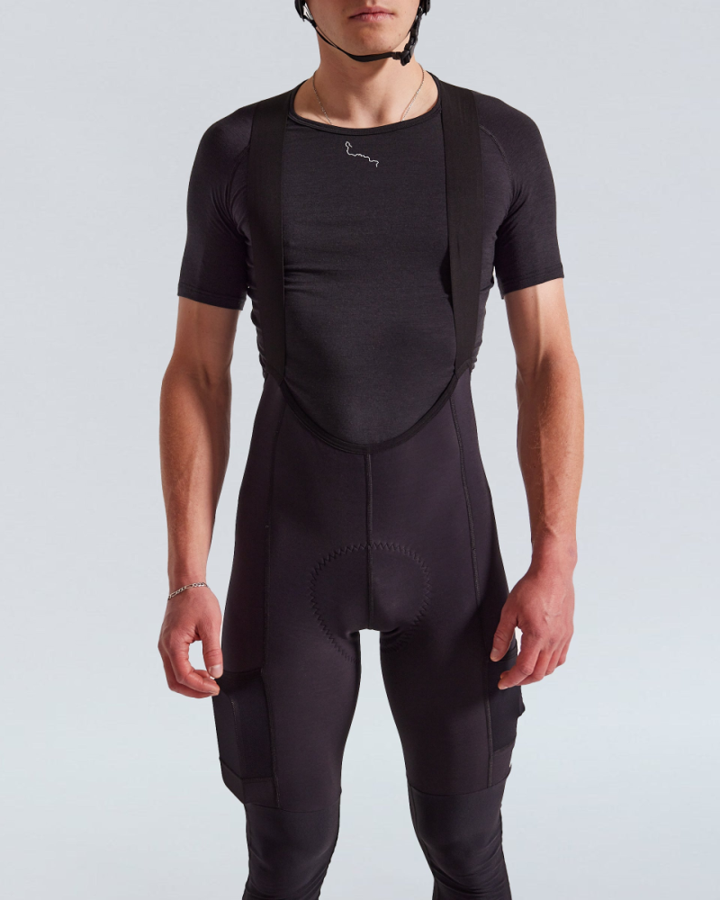 Albion Cycling Men's All Road Three Season Pocket Tights (Black)