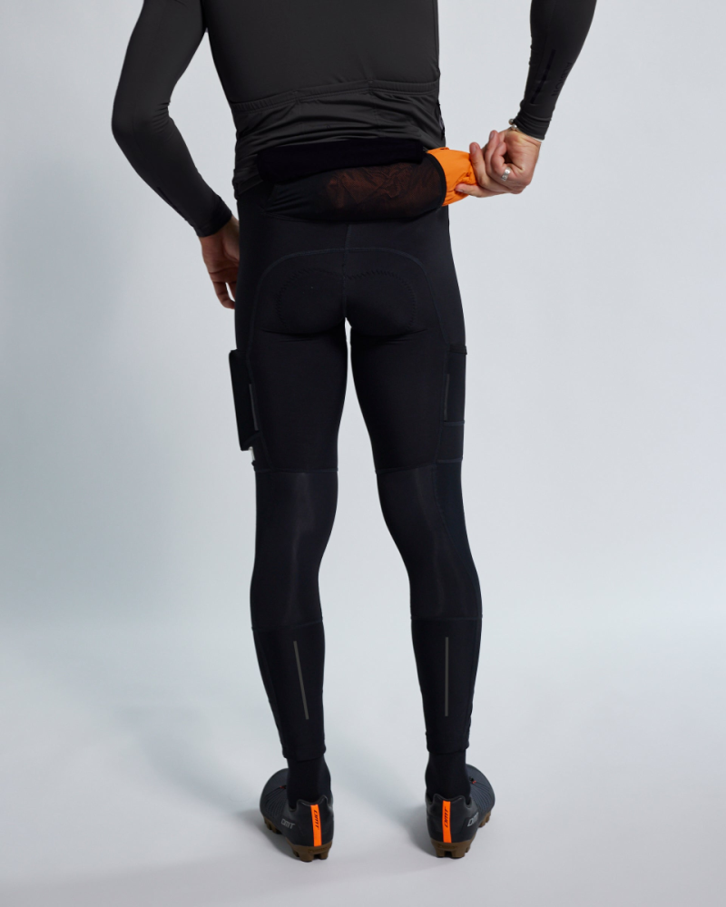 Albion Cycling Men's All Road Three Season Pocket Tights (Black)