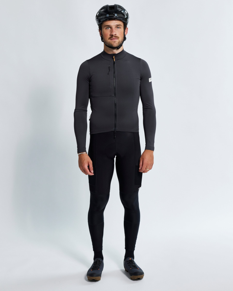 Albion Cycling Men's All Road Three Season Pocket Tights (Black)