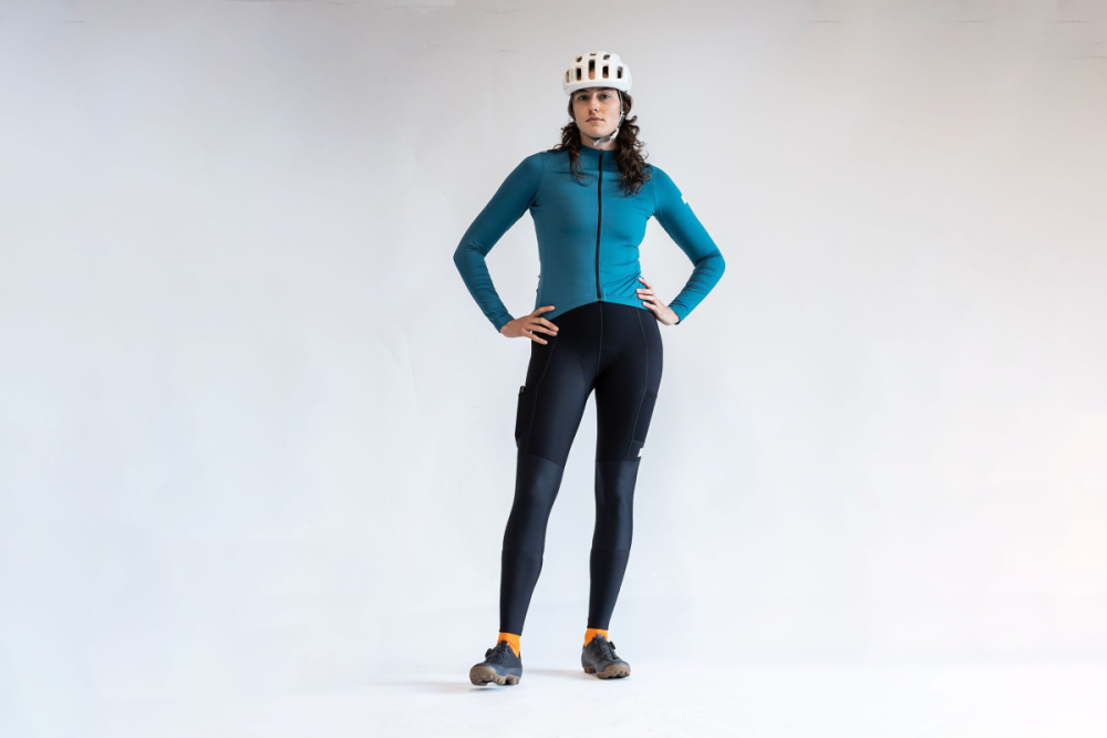 Albion Cycling Women's All Road Long Sleeve Jersey (Hydro Blue)