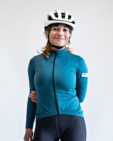 Albion Cycling Women's All Road Long Sleeve Jersey (Hydro Blue)