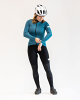 Albion Cycling Women's All Road Long Sleeve Jersey (Hydro Blue)