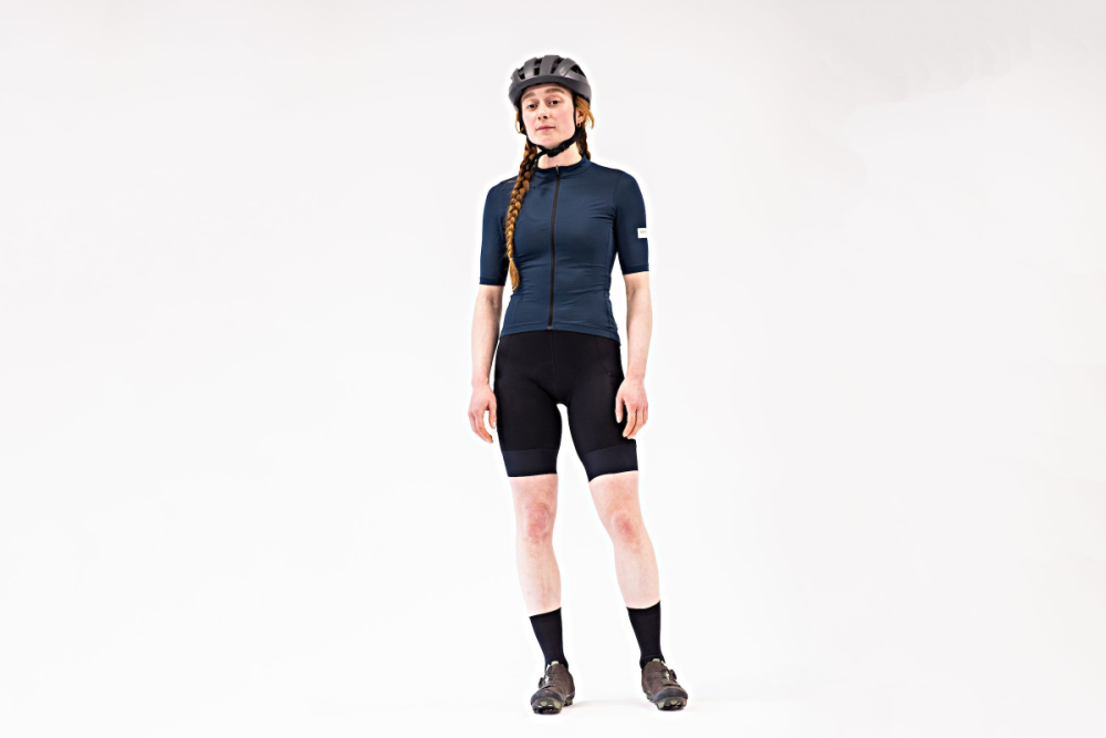 Albion Cycling Women's All Road Short Sleeve Jersey (Stone Blue)