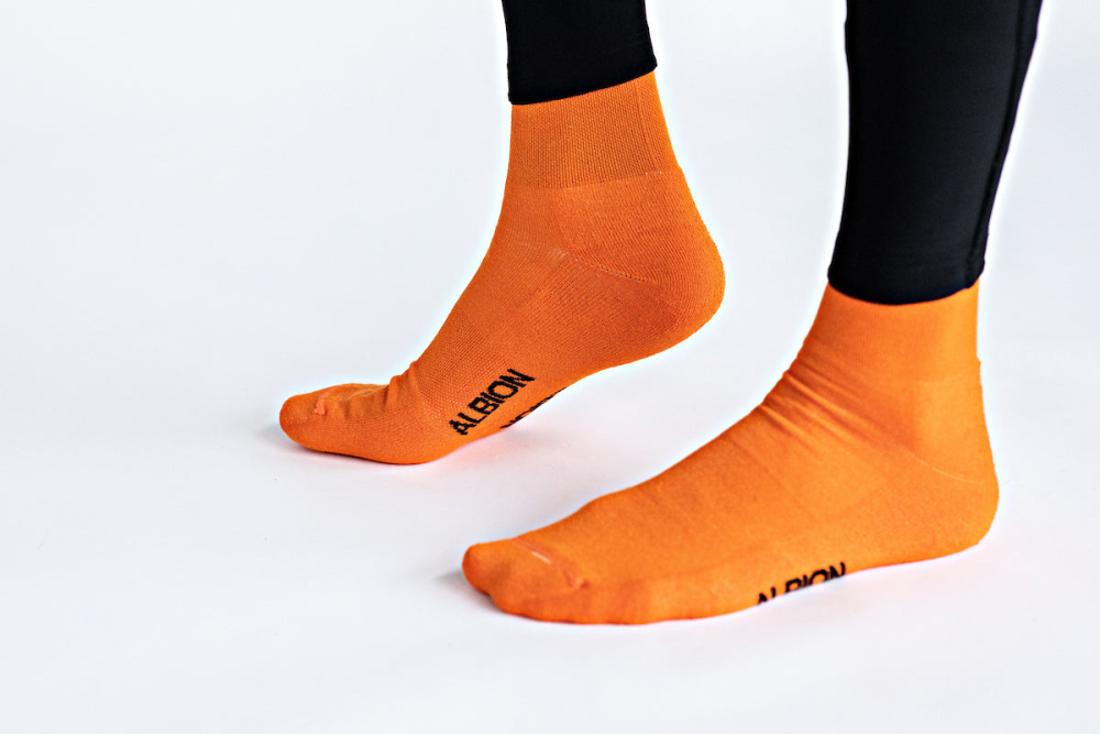 Albion Cycling All Road Winter Socks (Orange)
