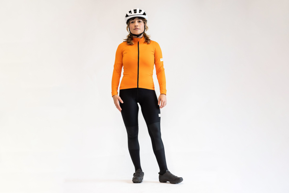 Albion Cycling Women's All Road Long Sleeve Jersey (Orange)