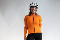 Albion Cycling Women's All Road Long Sleeve Jersey (Orange)