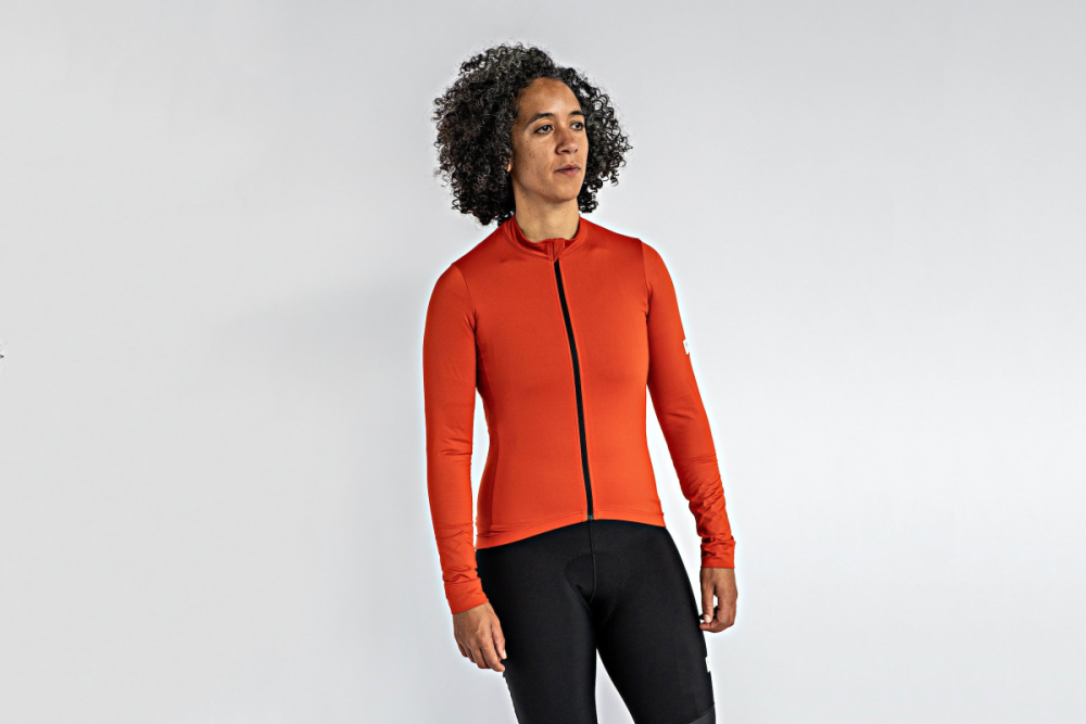 Albion Cycling Women's All Road Long Sleeve Jersey (Earth Red)