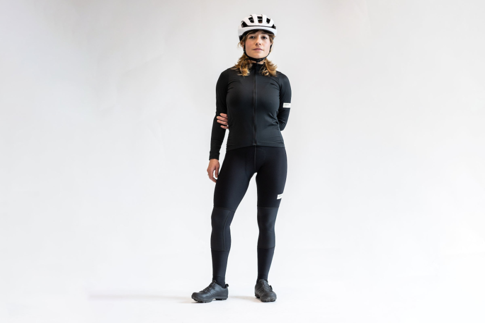 Albion Cycling Women's All Road Long Sleeve Jersey (Black)