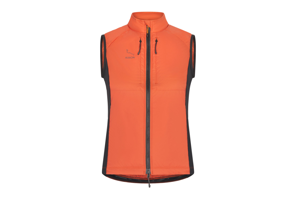 Albion Cycling Women's All Road Insulated Gilet 3.0 (Earth Red)