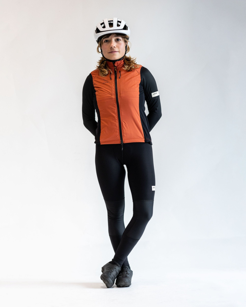 Albion Cycling Women's All Road Insulated Gilet 3.0 (Earth Red)