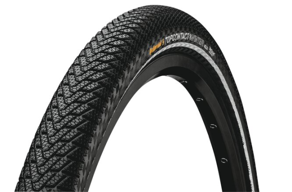 Continental Pneu TopContact Winter II Premium 26x2.2 Falt mit Reflexstreifen black