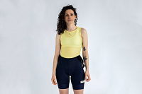 Albion Cycling Women's All Road Sleeveless Mesh Base Layer (Pale Yellow)