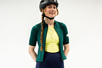 Albion Cycling Women's All Road Short Sleeve Mesh Base Layer (Pale Yellow)