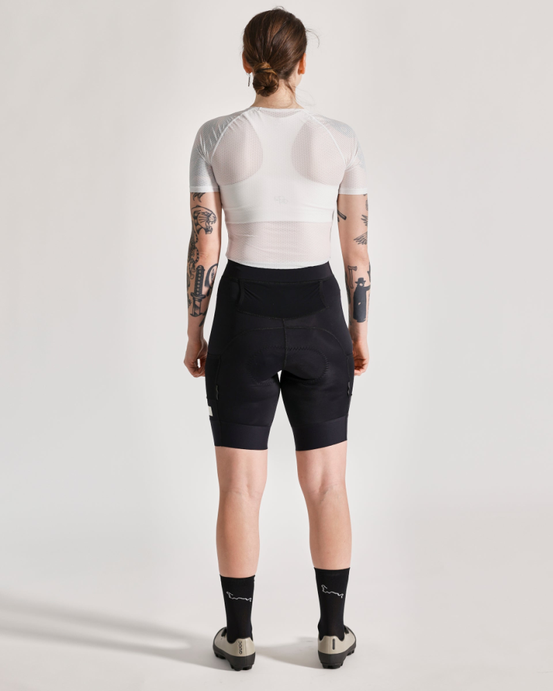 Albion Cycling Women's All Road Short Sleeve Mesh Base Layer (White)