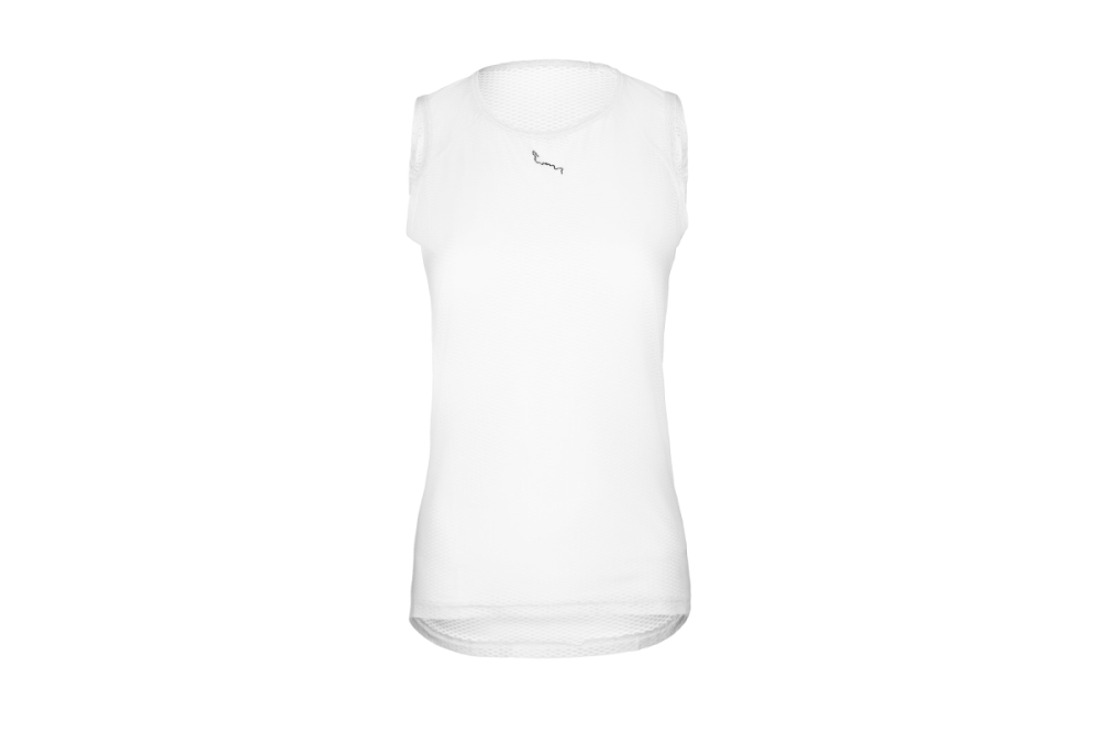 Albion Cycling Women's All Road Sleeveless Mesh Base Layer (White)