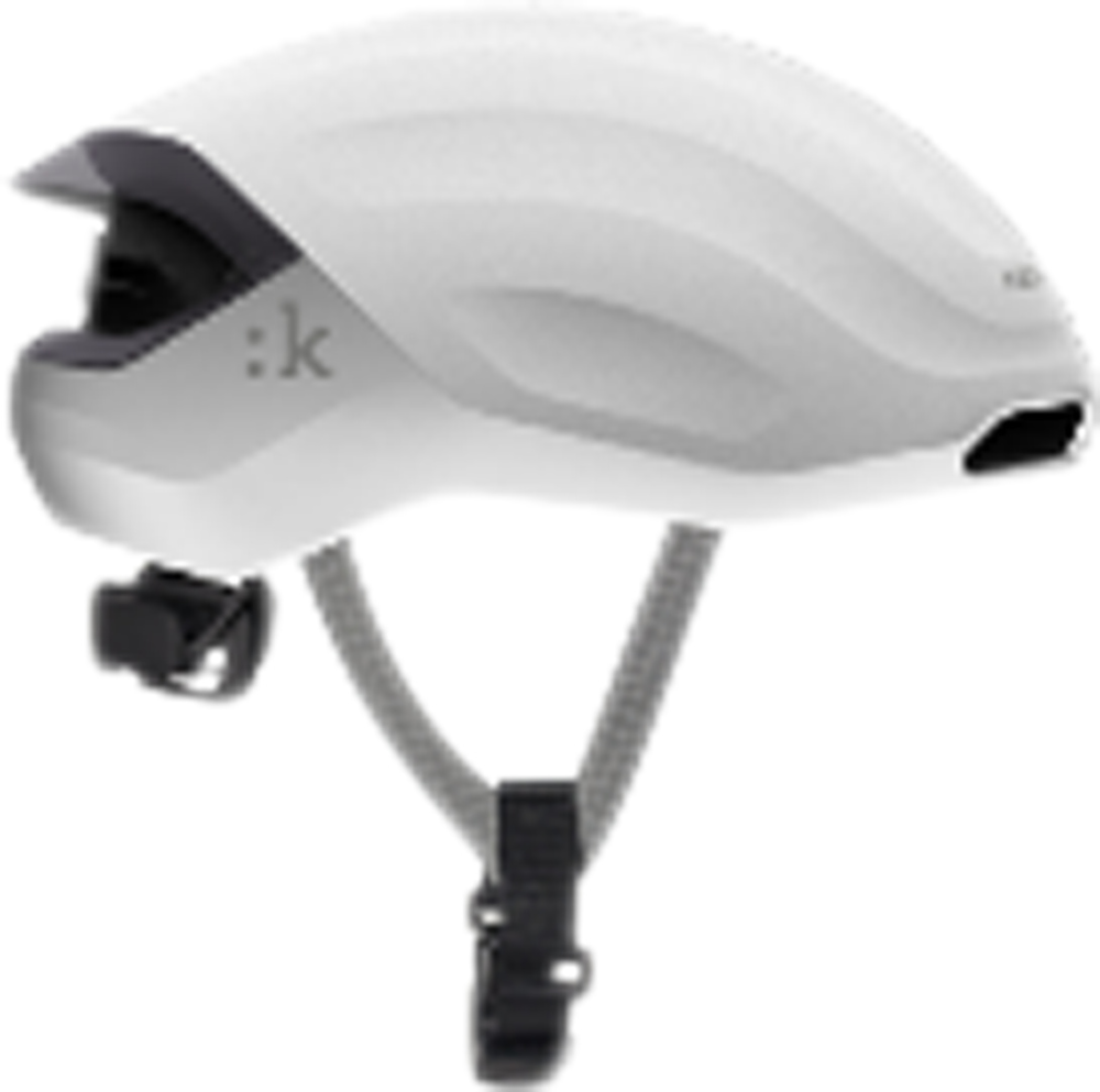 Fizik Kudo Aero Helmet + Light weiss M
