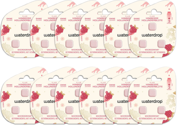 waterdrop Microdrink Flair Himbeere (12x3 Pack)