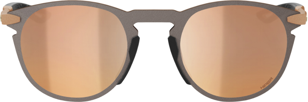 100percent Legere Round Brille Matte Copper Chromium - Hiper Coppe
