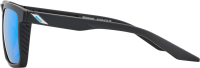 100percent Brille Renshaw Matte Black-HiPER Blue ML