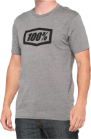 100percent Icon Short Sleeve Tee Heather grau XL