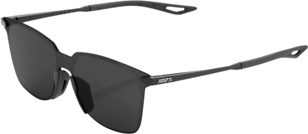 100percent 100% Legere Square Brille Polished Black - Smoke Lens