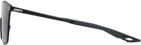 100percent 100% Legere Square Brille Polished Black - Smoke Lens