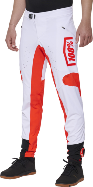 100percent r-core-x pants white/red 3