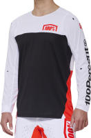 100percent R-CORE-X Long Sleeve Jersey white/red L