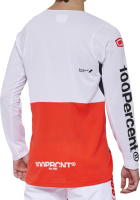 100percent R-CORE-X Long Sleeve Jersey white/red L