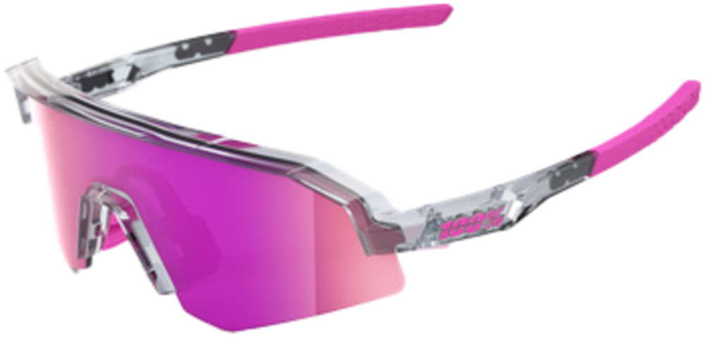 100percent SLENDALE XS - Polished Translucent Grey - Purple Multil