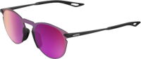 100percent LEGERE ROUND - Soft Tact Black - Purple Mirror