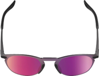 100percent LEGERE ROUND - Soft Tact Black - Purple Mirror