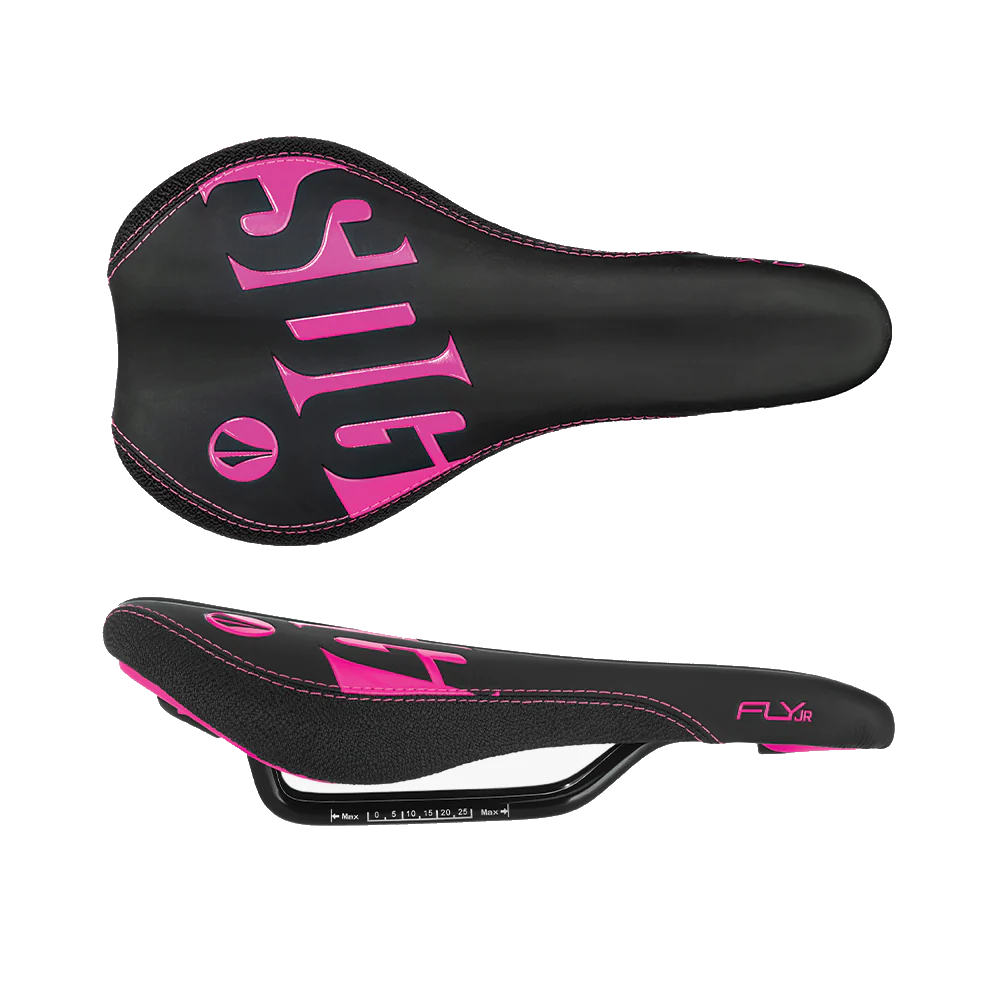 SDG Fly Junior Sattel. Black/Pink.