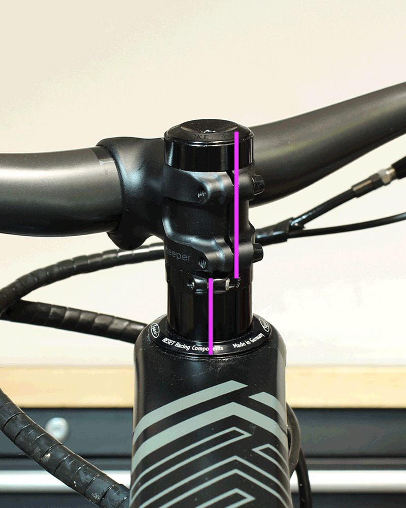 BikeYoke Aimy, Stem Aligner.