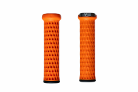 BikeYoke Grippy Lock-on Grip. Orange.