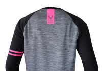 BikeYoke Jersey 3/4, XL. Grey/Pink.