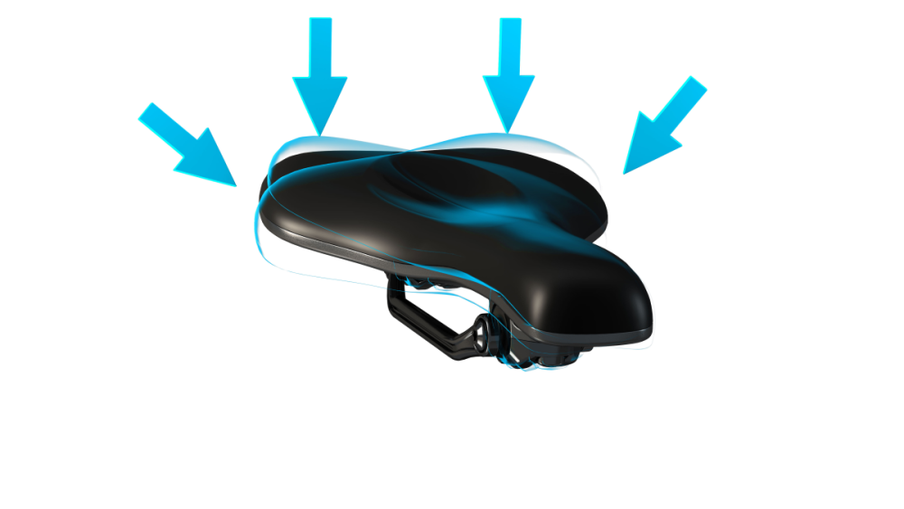 BikeYoke Sagma 142 mm. Blue.