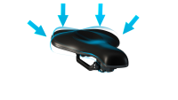 BikeYoke Sagma 142 mm. Blue.