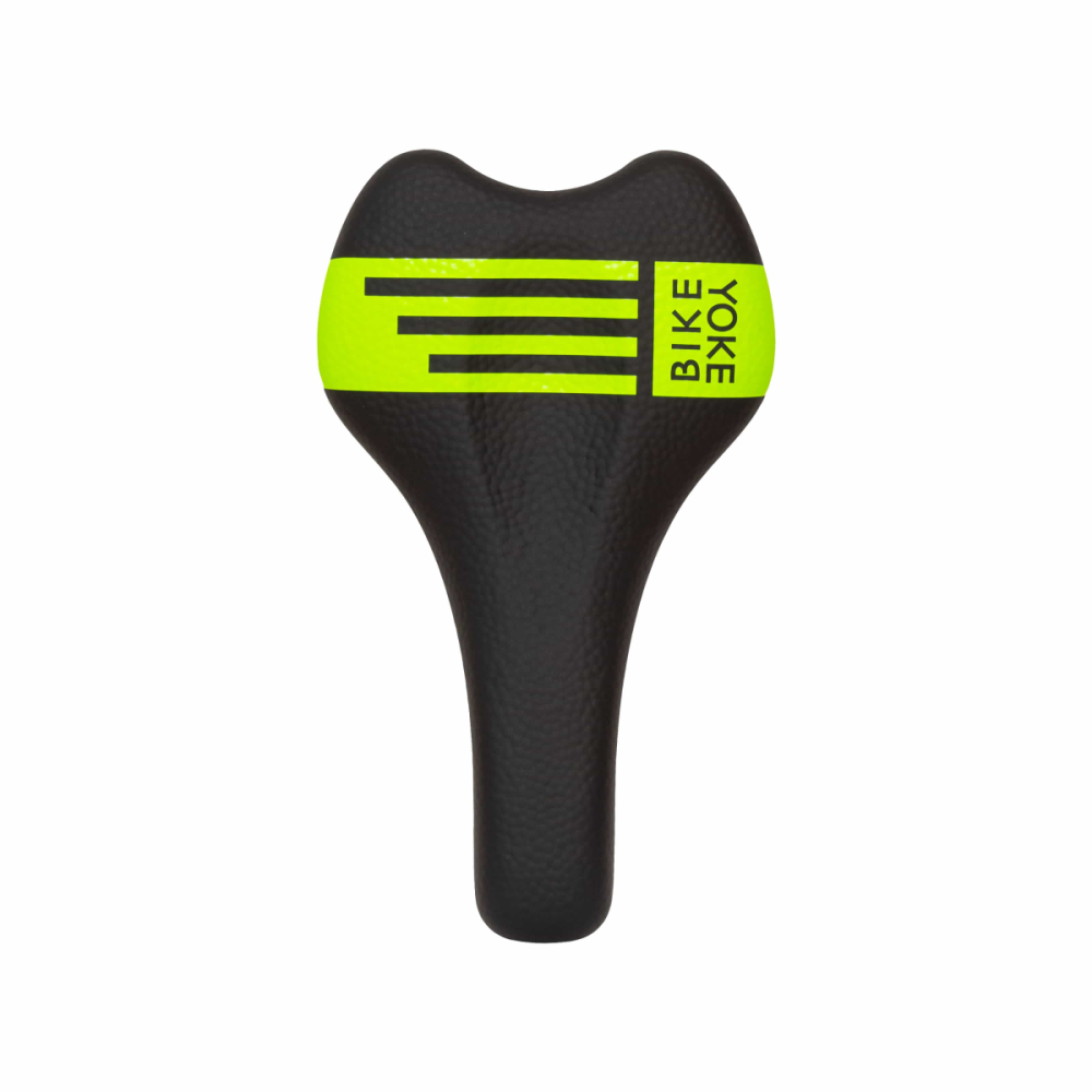 BikeYoke Sagma 142 mm. Lime Green.