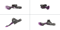 BikeYoke Triggy Alpha Hebel lang, ohne Klemme.