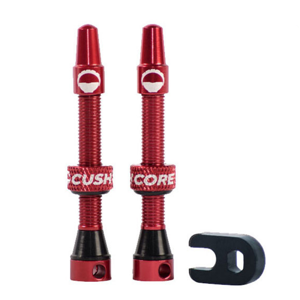 CushCore Tubeless Presta Air Valve Tubeless, 44 mm, /pièces. Red.