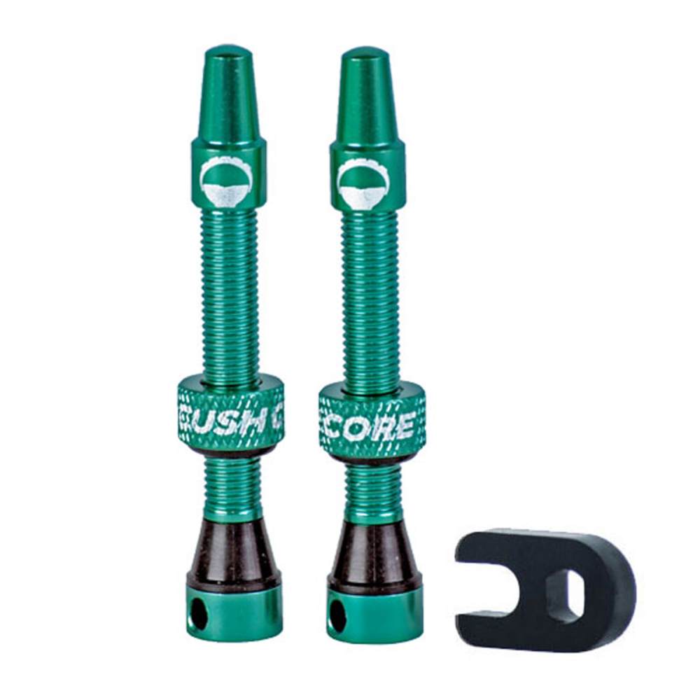 CushCore Tubeless Presta Air Valve Tubeless, 44 mm, /pièces. Turquoise.