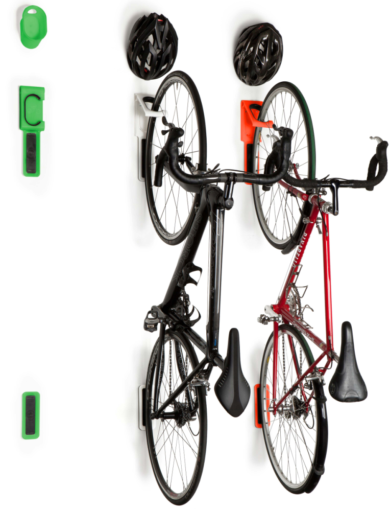 Cycloc Endo, Velo-Wandhalterung. Gelb.