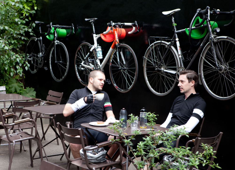 Cycloc Solo, Velo-Wandhalterung. Blau.