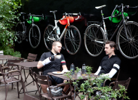 Cycloc Solo, Velo-Wandhalterung. Blau.
