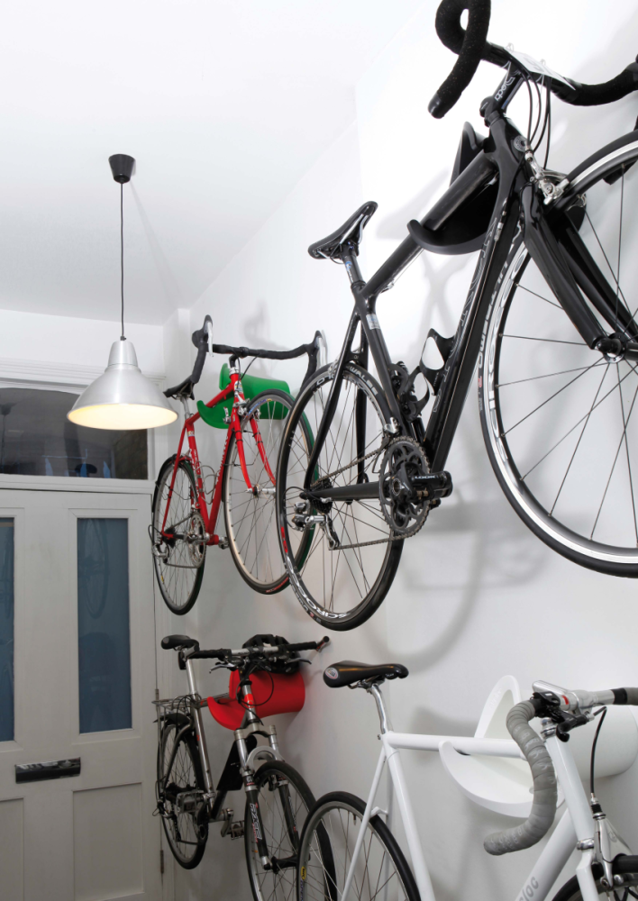 Cycloc Solo, Velo-Wandhalterung. Gelb.