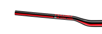 Deity Blacklabel 800 Lenker, 800 mm, 25 mm Rise, 31.8 mm Lenkerklemmung. Black / Red.